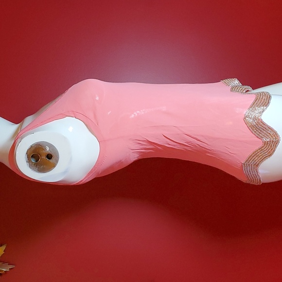 Iisley New York Beaded Designer Semi Sheer Tank Top Blouse Sz M BNWT - Picture 5 of 10